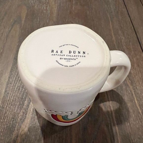 NEW! Rae Dunn “Luck of the Irish” mug with rainbow on other side! - Picture 4 of 4